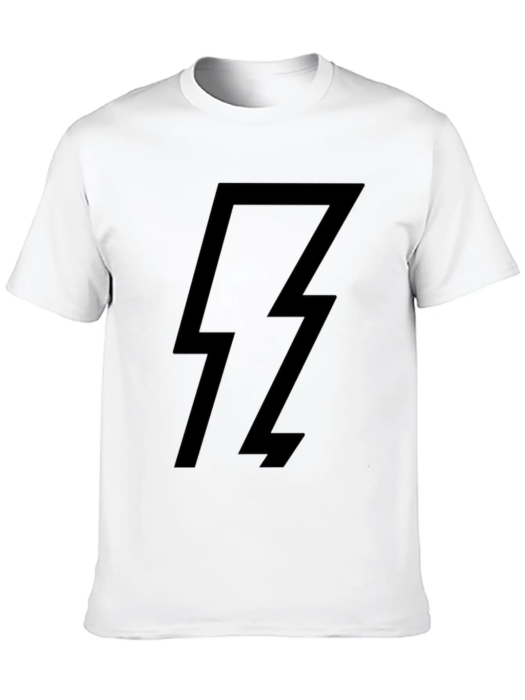Lightning Bolt Unisex Casual T-Shirt – Clean Design For Daily Comfort