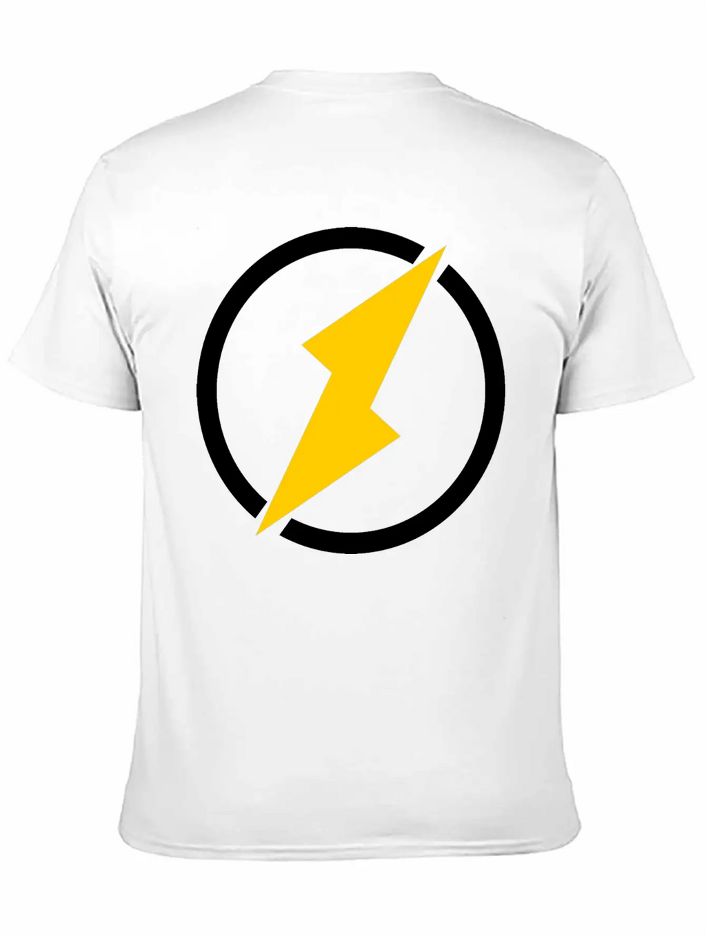 Lightning Logo Unisex Casual T-Shirt – Clean Design For Daily Comfort