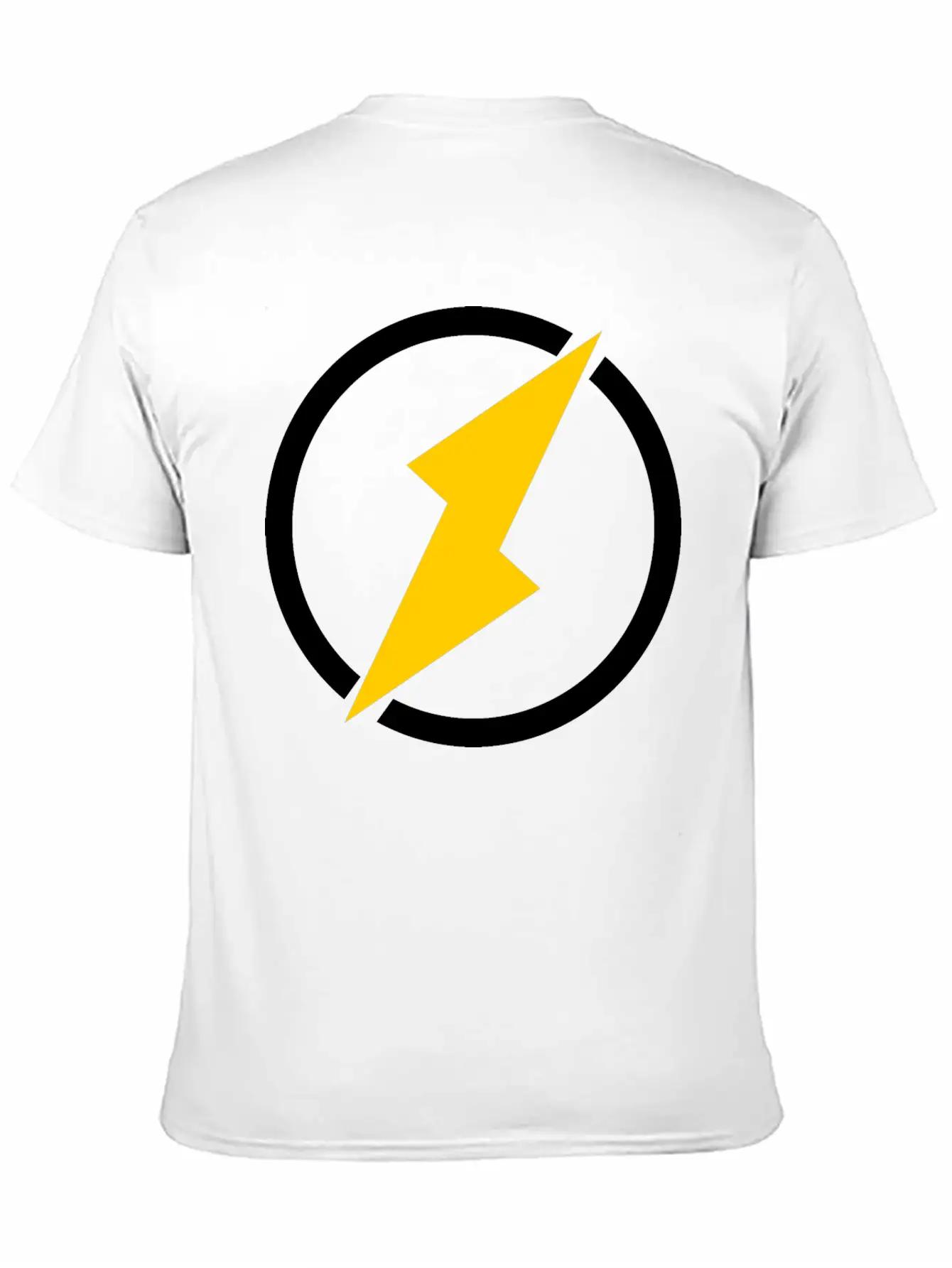 Lightning Logo Unisex Casual T-Shirt – Clean Design For Daily Comfort