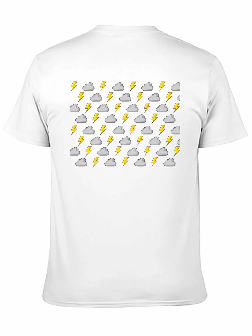 Lightning Rain Cloud Thunder Thunderstorm Wind Unisex Casual T-Shirt – Clean Design For Daily Comfort
