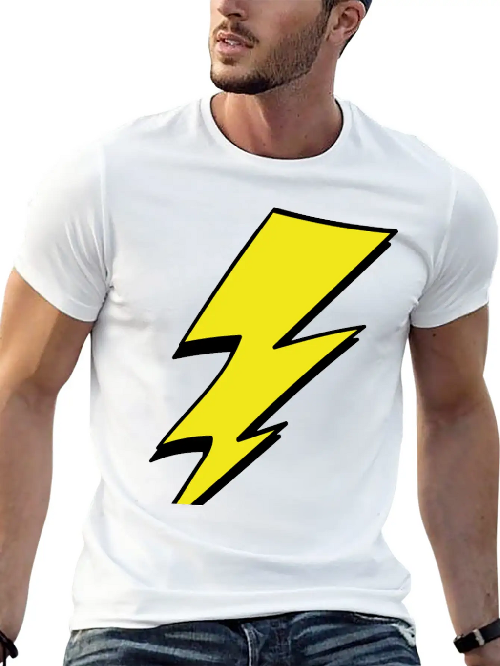 Lightning Stylish Everyday T-Shirt – Unisex Basic Cotton Tee
