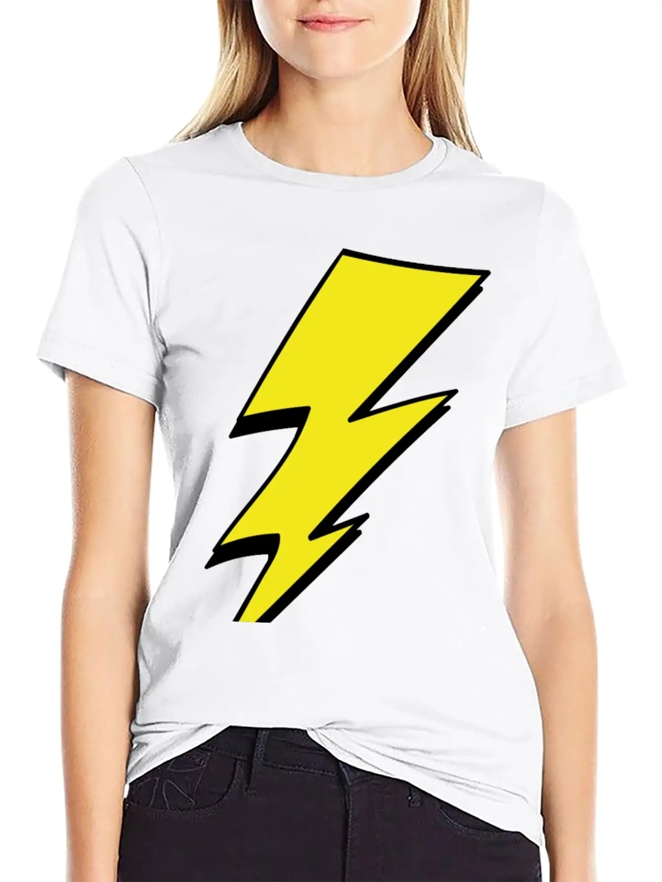 Lightning Stylish Everyday T-Shirt – Unisex Basic Cotton Tee