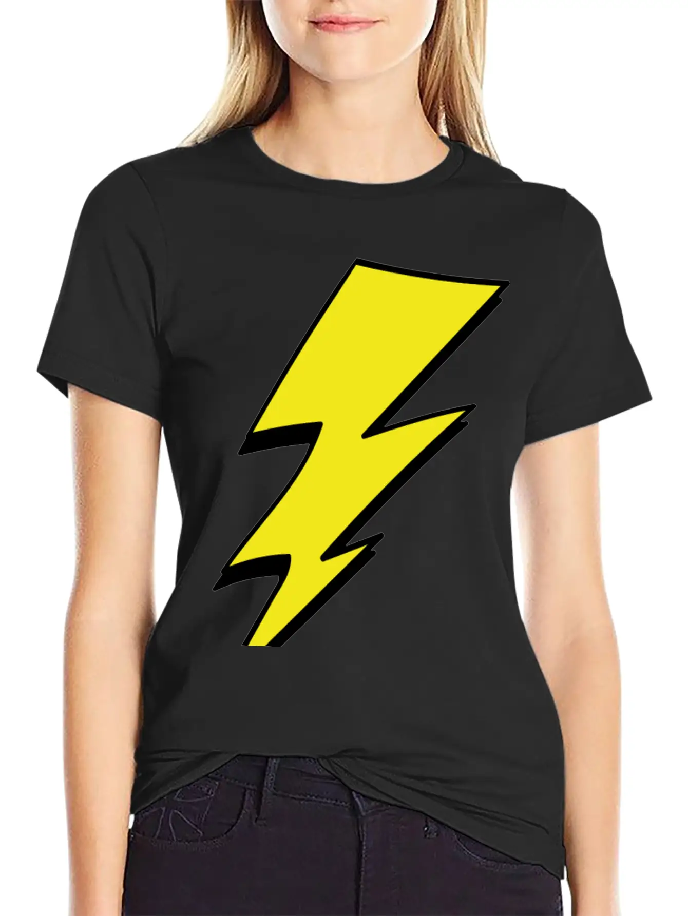 Lightning Stylish Everyday T-Shirt – Unisex Basic Cotton Tee