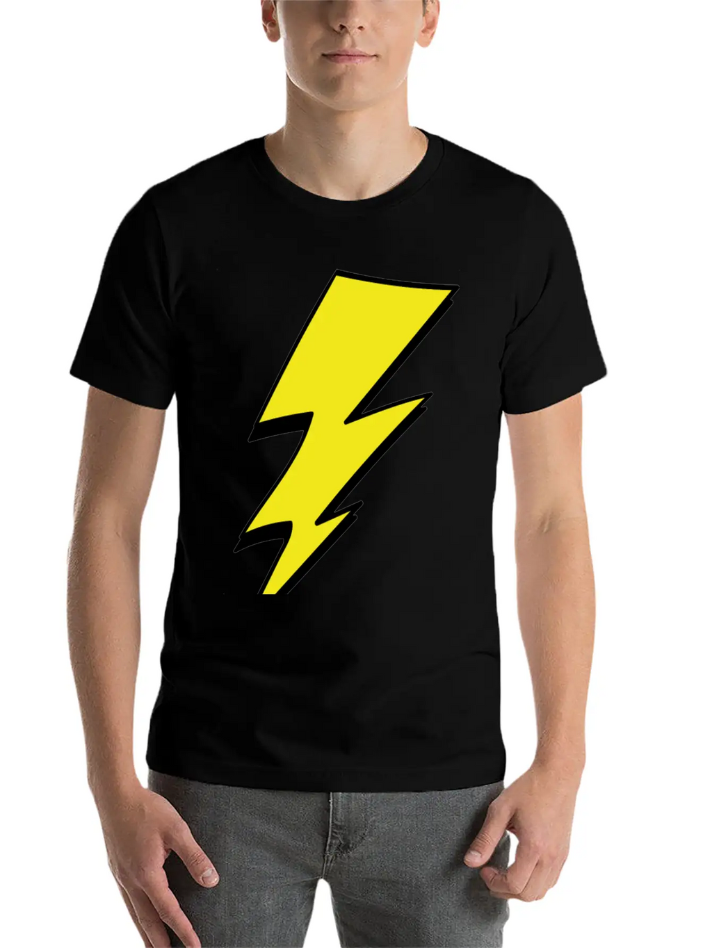 Lightning Stylish Everyday T-Shirt – Unisex Basic Cotton Tee