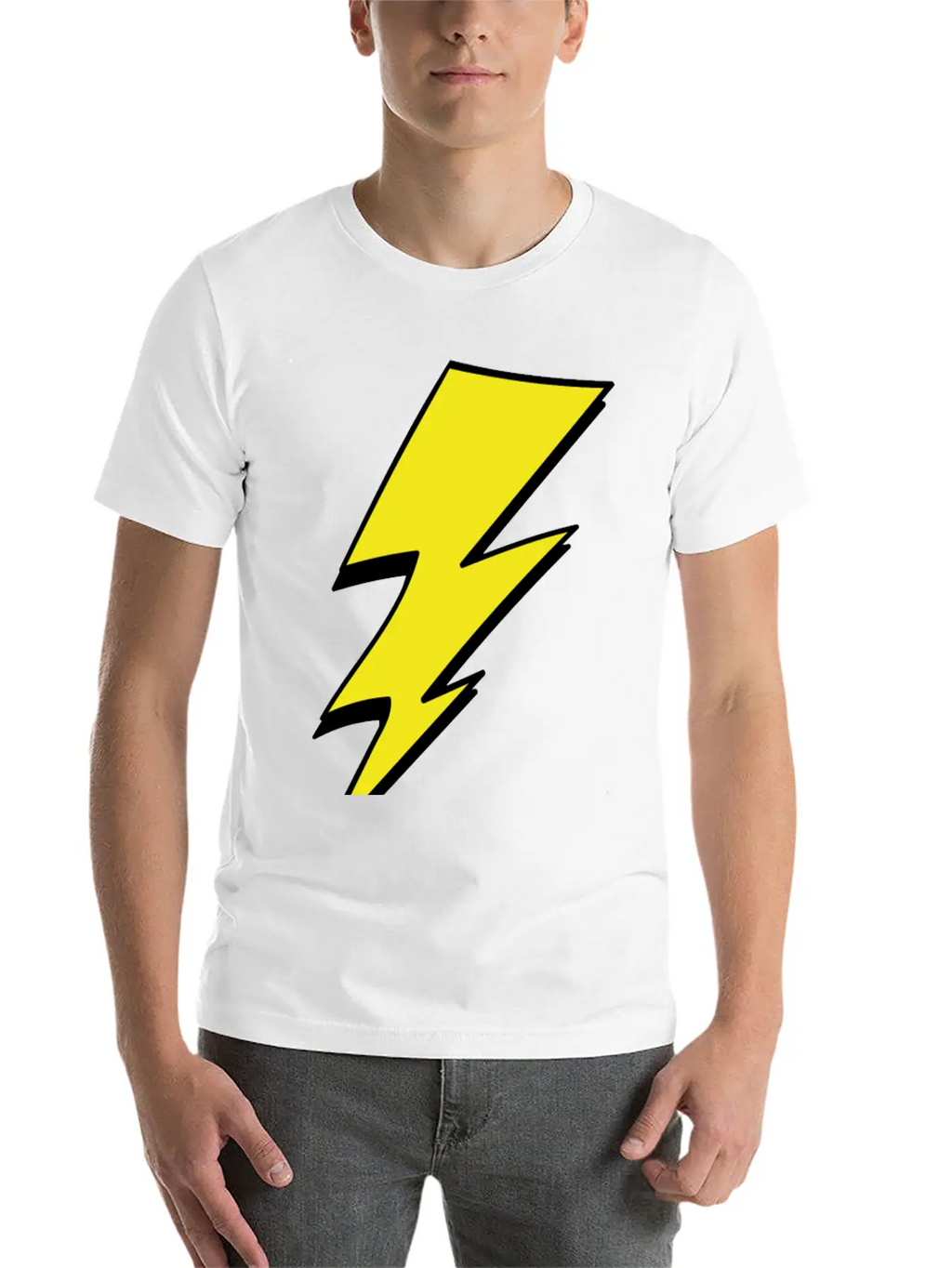 Lightning Stylish Everyday T-Shirt – Unisex Basic Cotton Tee