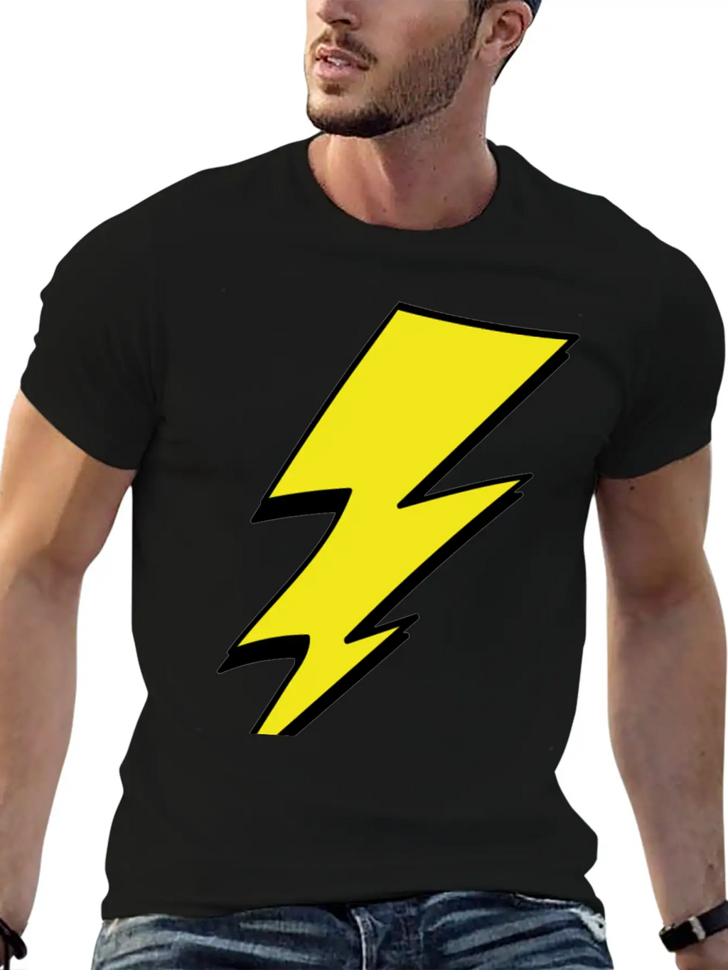 Lightning Stylish Everyday T-Shirt – Unisex Basic Cotton Tee