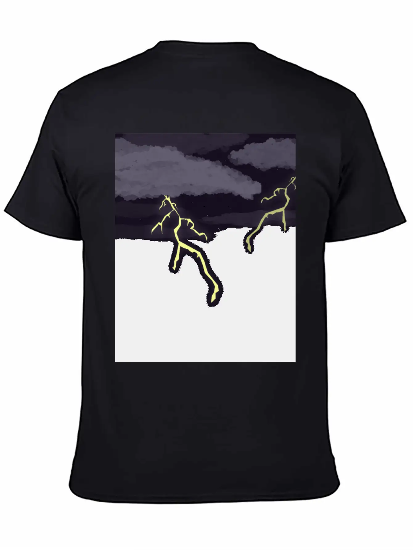 Lightning Thunder Unisex Casual T-Shirt – Clean Design For Daily Comfort