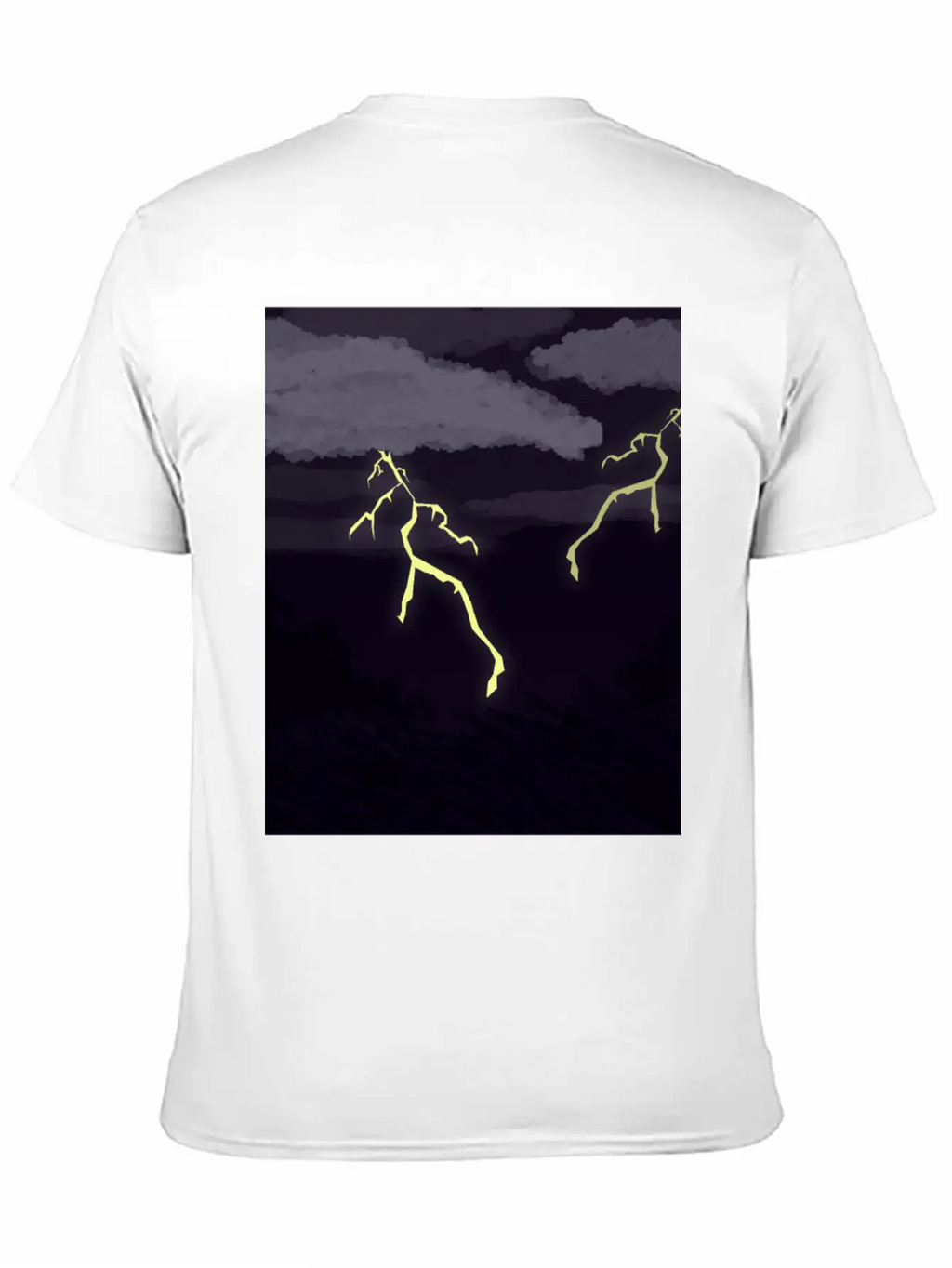 Lightning Thunder Unisex Casual T-Shirt – Clean Design For Daily Comfort