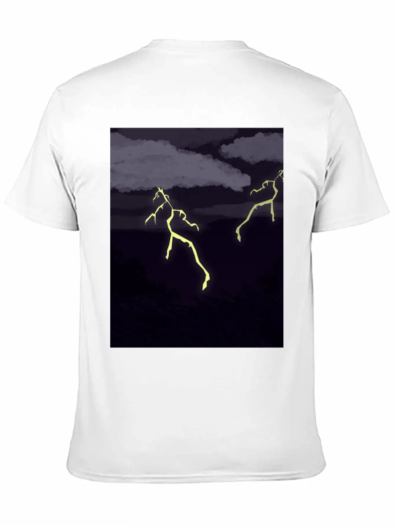 Lightning Thunder Unisex Casual T-Shirt – Clean Design For Daily Comfort