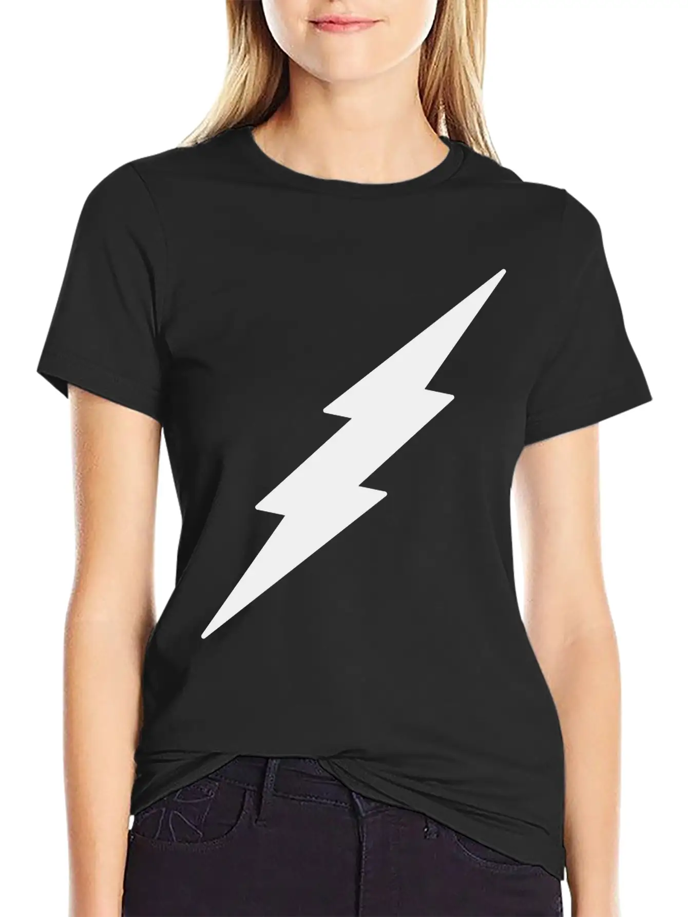 Lightning Unisex Casual T-Shirt – Clean Design For Daily Comfort
