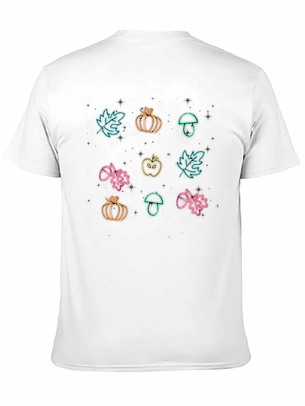 Lights Art Unisex Casual T-Shirt – Clean Design For Daily Comfort