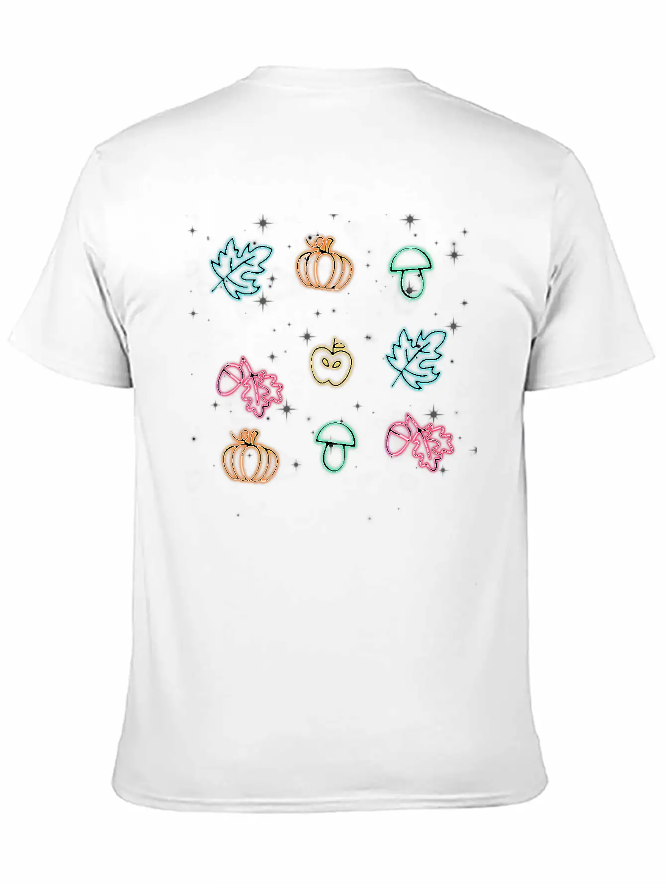 Lights Art Unisex Casual T-Shirt – Clean Design For Daily Comfort