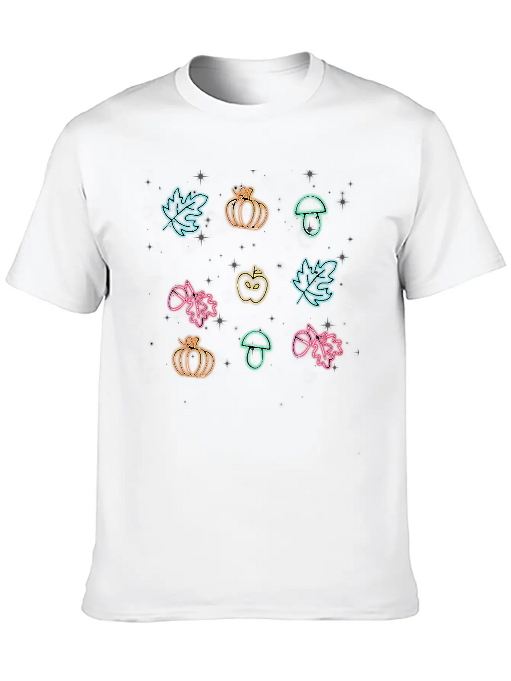 Lights Art Unisex Casual T-Shirt – Clean Design For Daily Comfort
