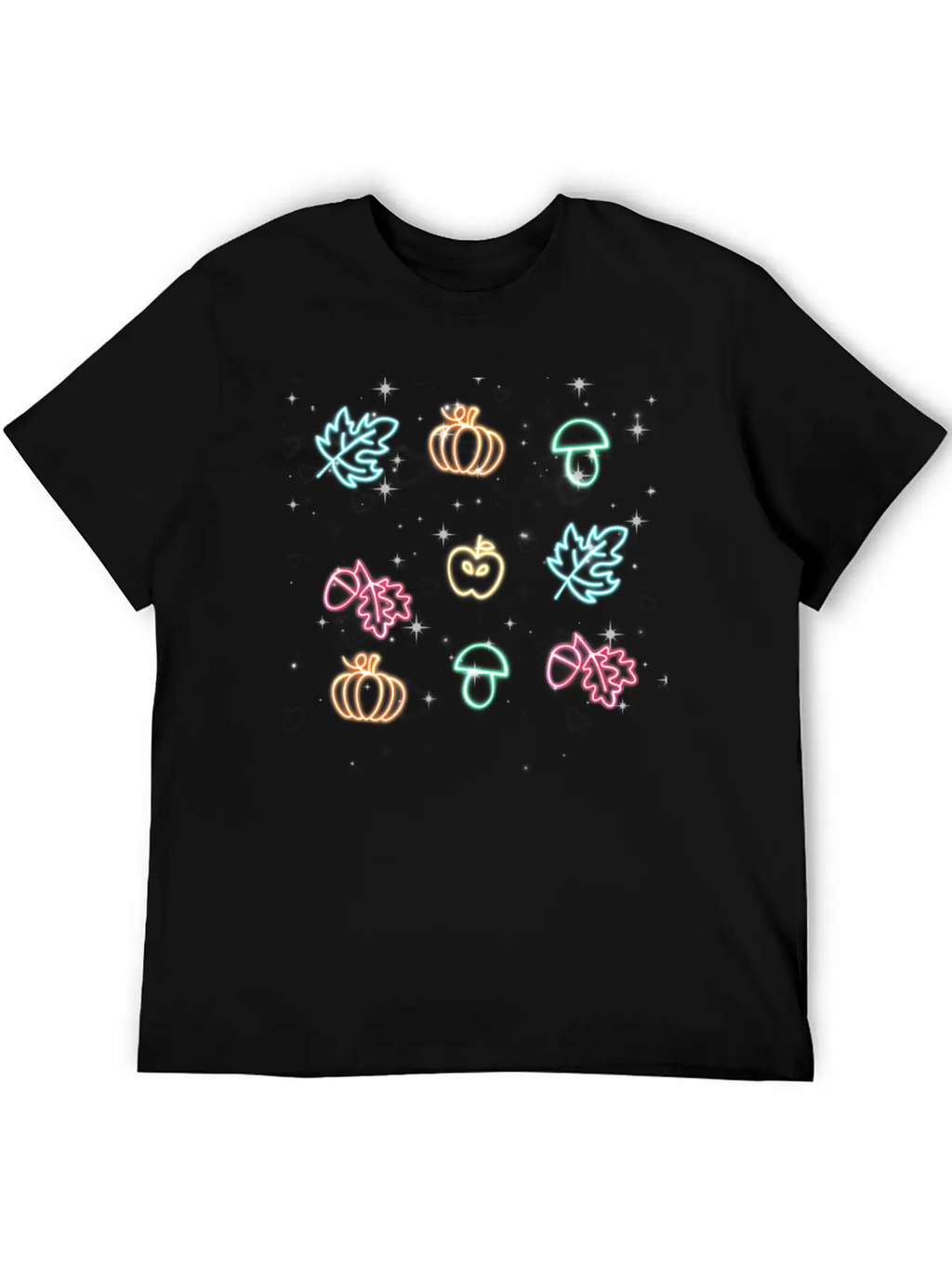 Lights Art Unisex Casual T-Shirt – Clean Design For Daily Comfort