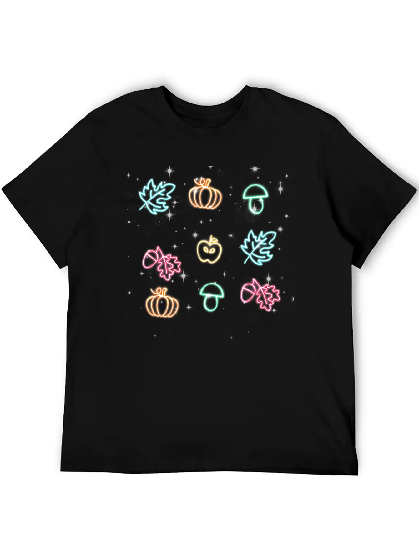 Lights Art Unisex Casual T-Shirt – Clean Design For Daily Comfort