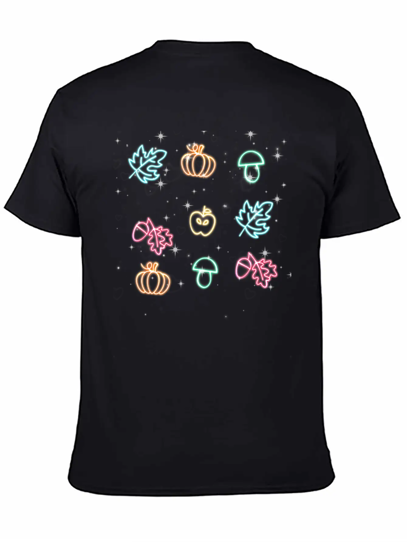 Lights Art Unisex Casual T-Shirt – Clean Design For Daily Comfort
