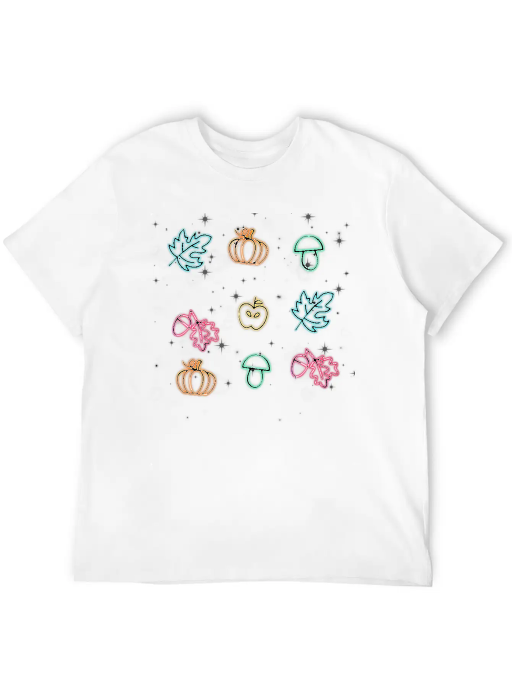 Lights Art Unisex Casual T-Shirt – Clean Design For Daily Comfort