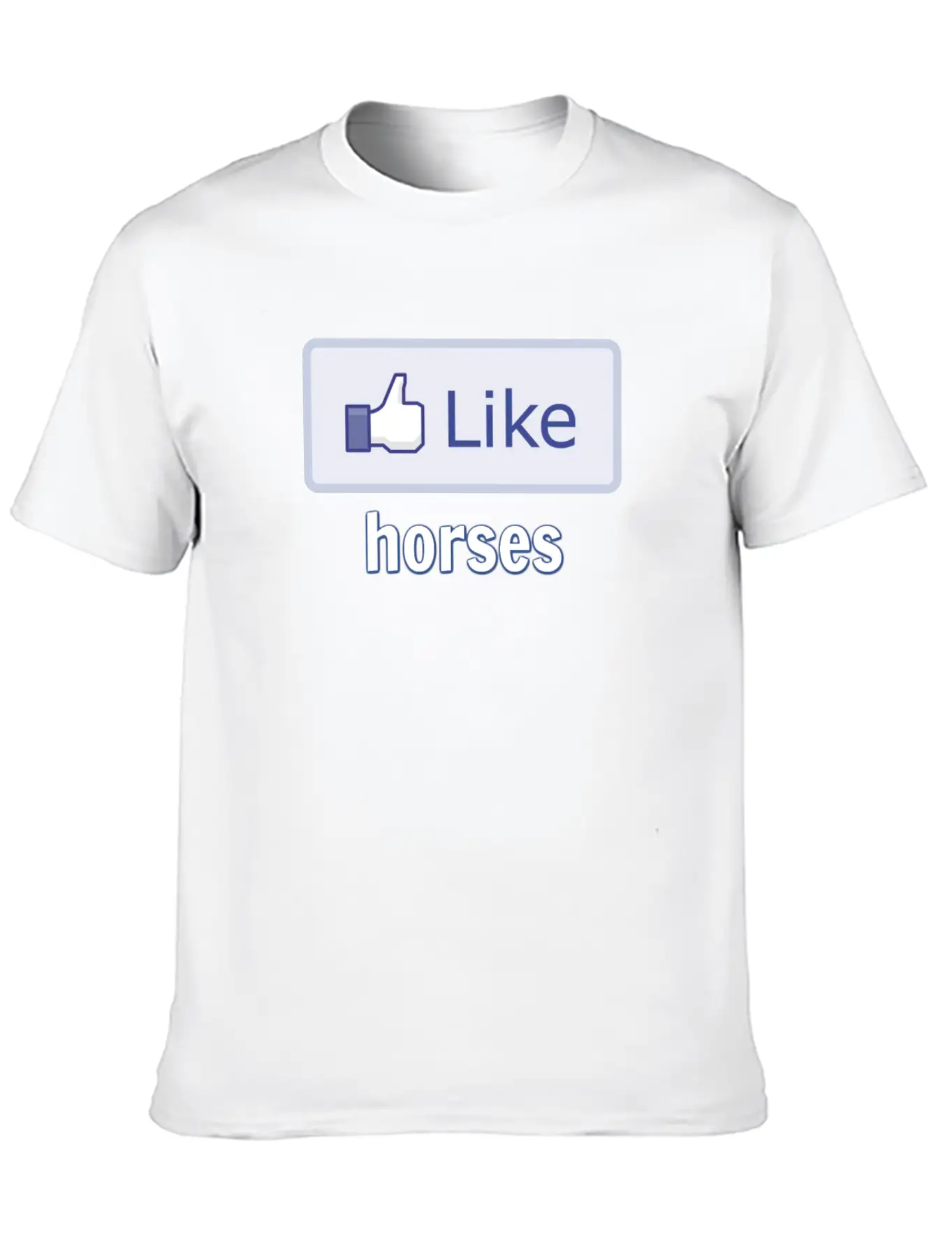 Like Horses Stylish Everyday T-Shirt – Unisex Basic Cotton Tee