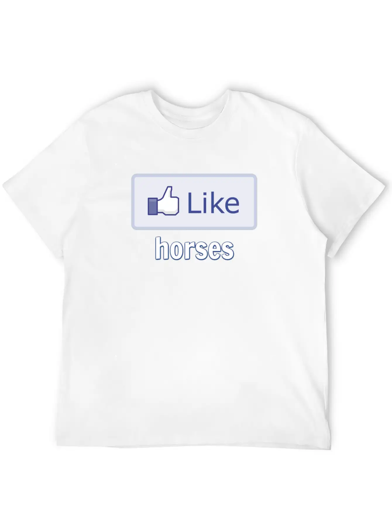 Like Horses Stylish Everyday T-Shirt – Unisex Basic Cotton Tee