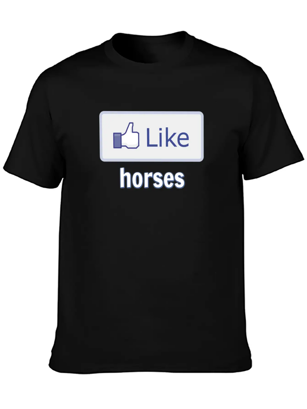 Like Horses Stylish Everyday T-Shirt – Unisex Basic Cotton Tee