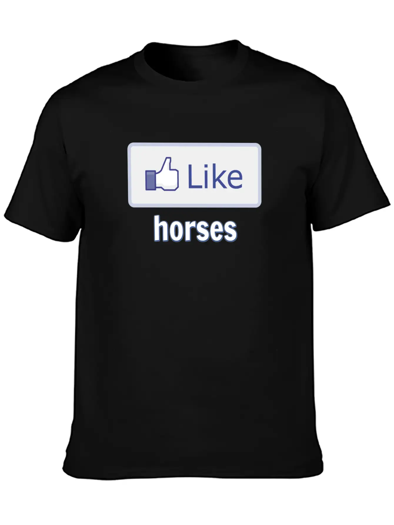 Like Horses Stylish Everyday T-Shirt – Unisex Basic Cotton Tee