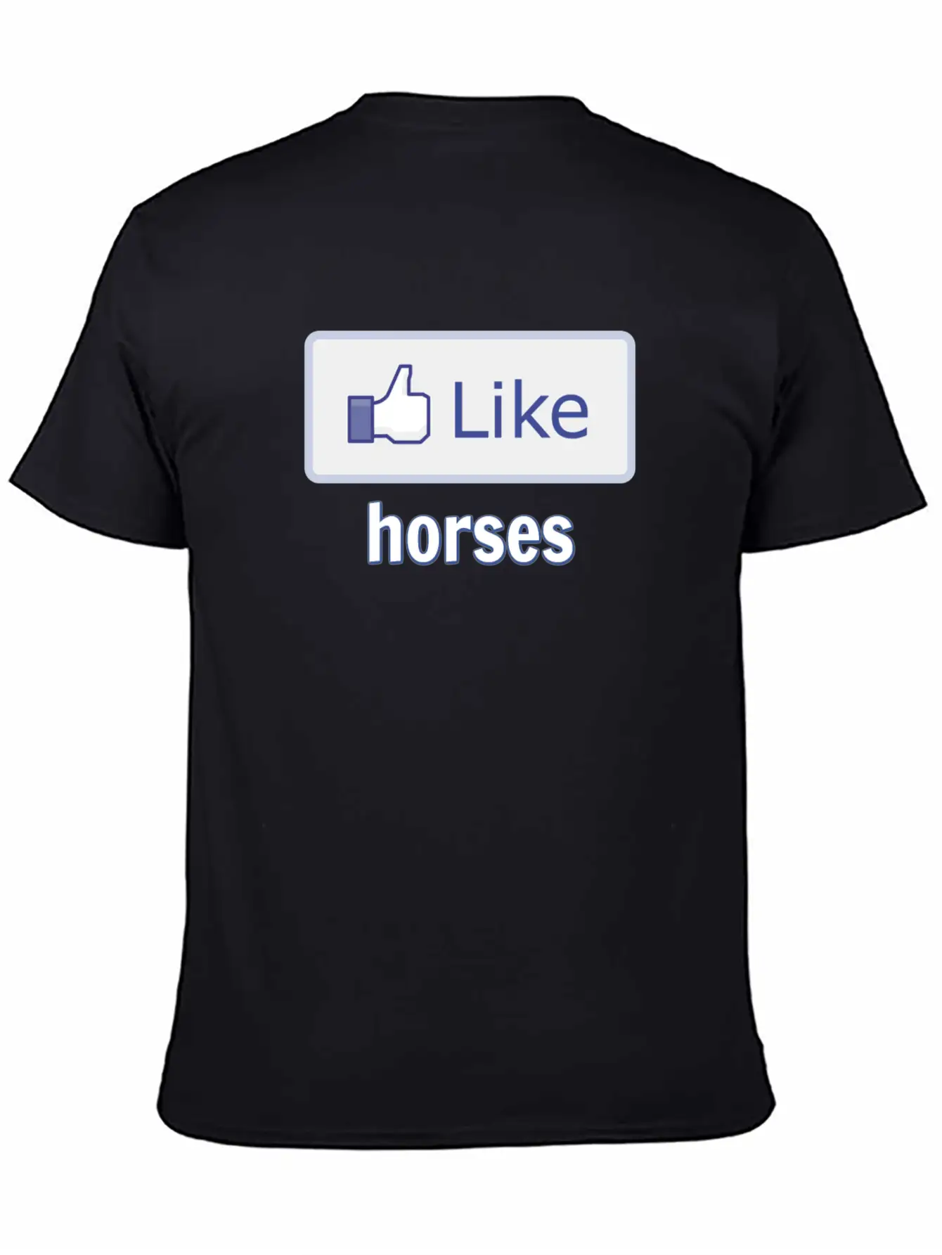 Like Horses Stylish Everyday T-Shirt – Unisex Basic Cotton Tee