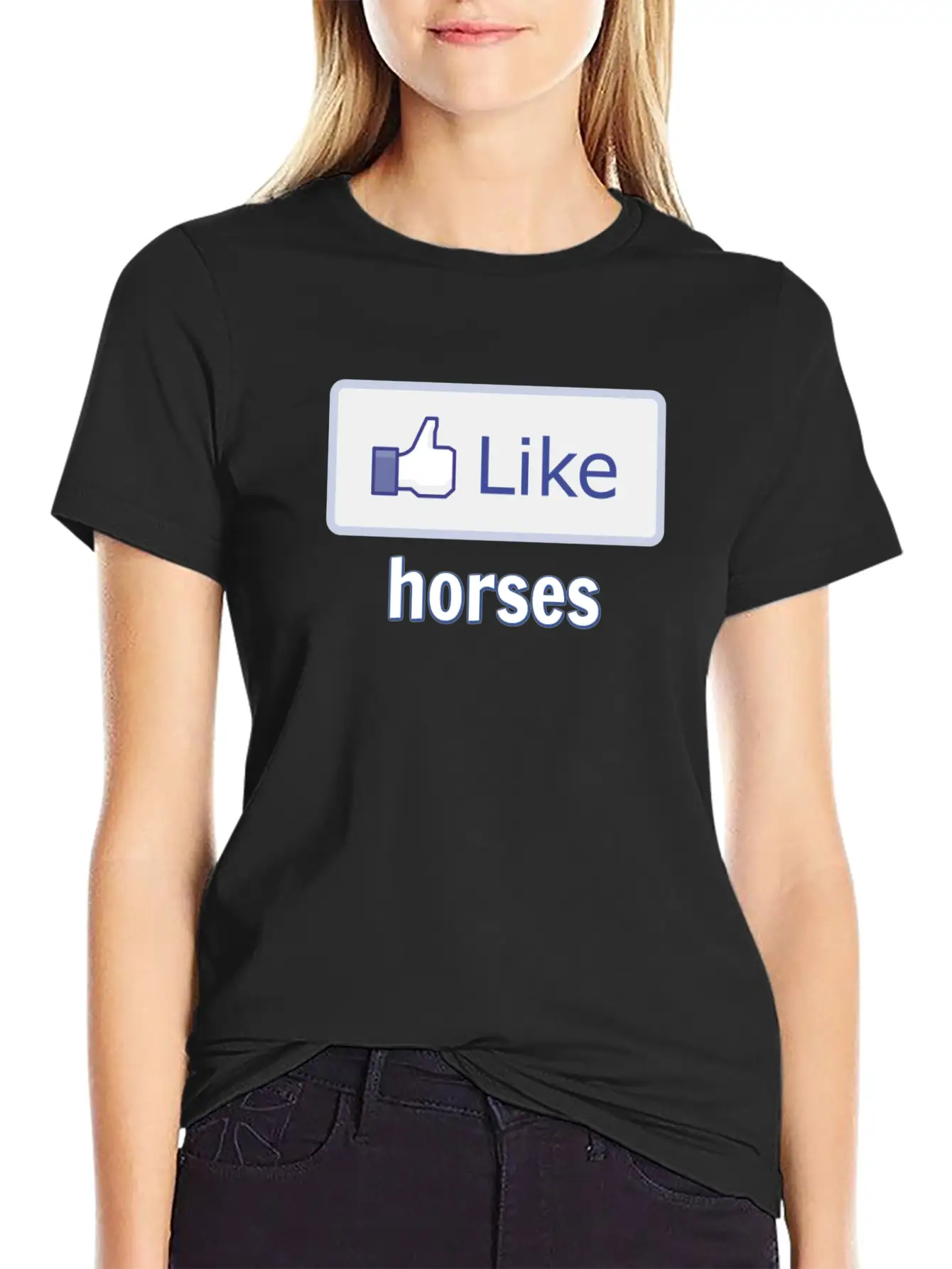 Like Horses Stylish Everyday T-Shirt – Unisex Basic Cotton Tee