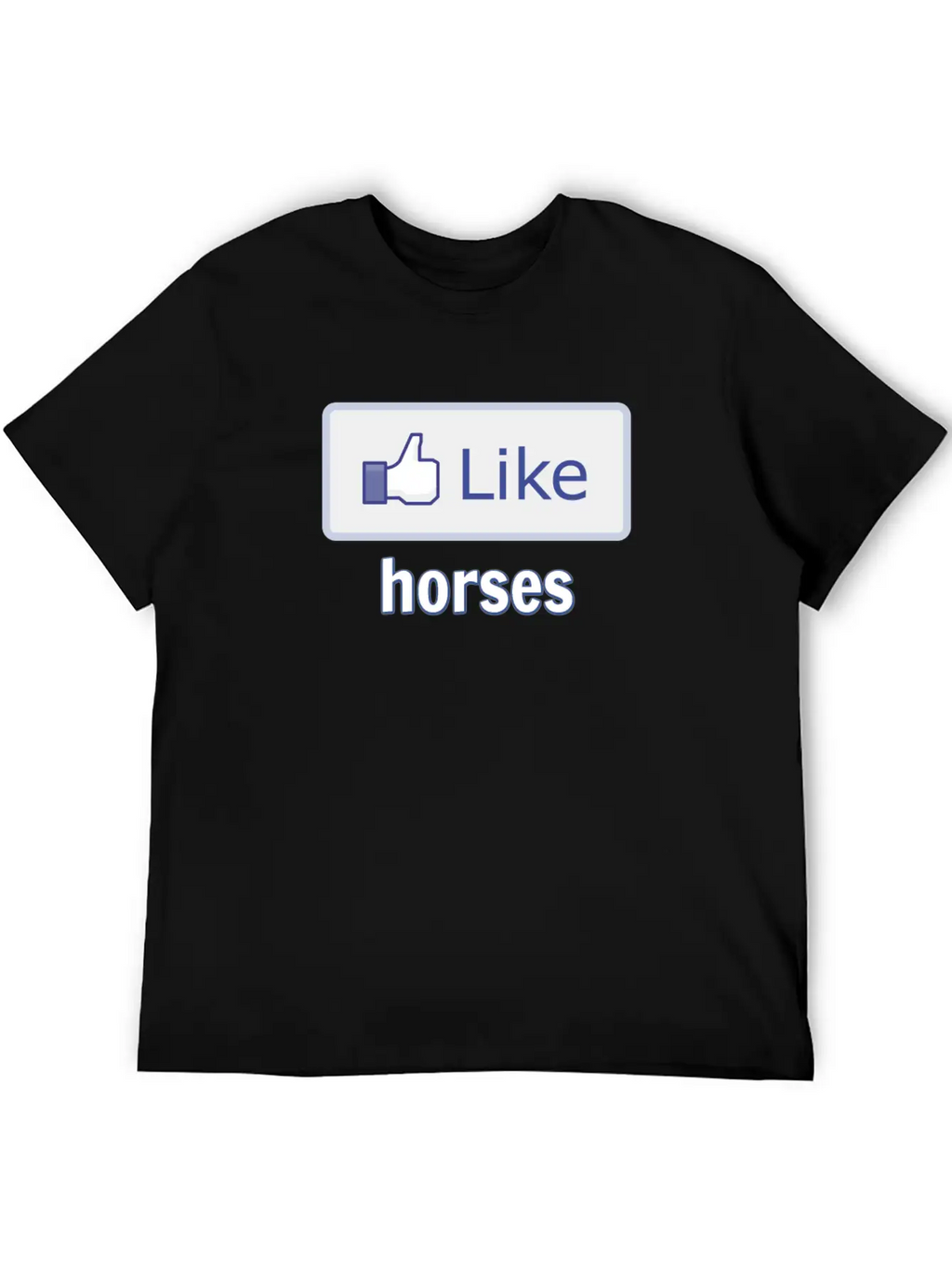 Like Horses Stylish Everyday T-Shirt – Unisex Basic Cotton Tee