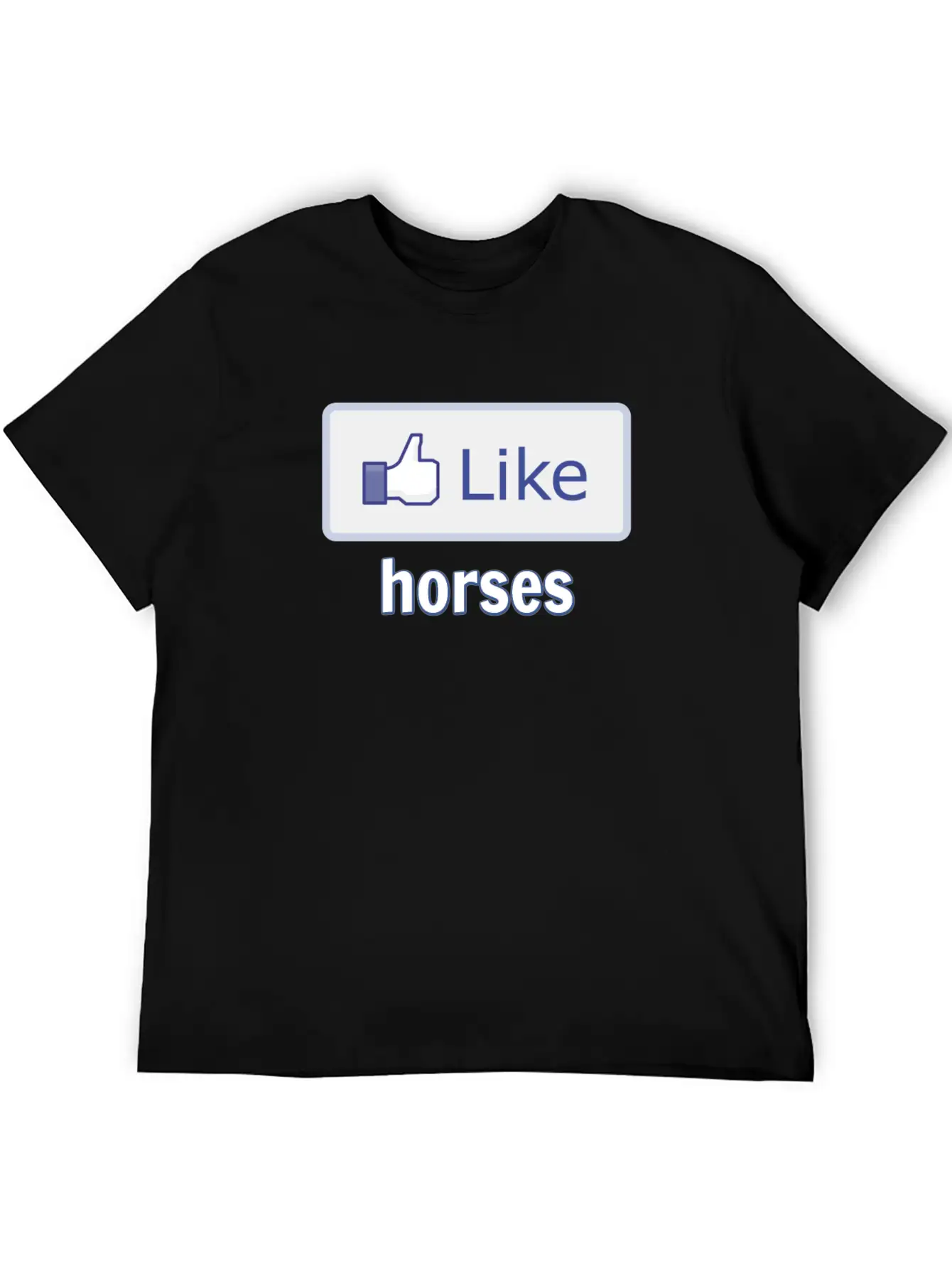 Like Horses Stylish Everyday T-Shirt – Unisex Basic Cotton Tee