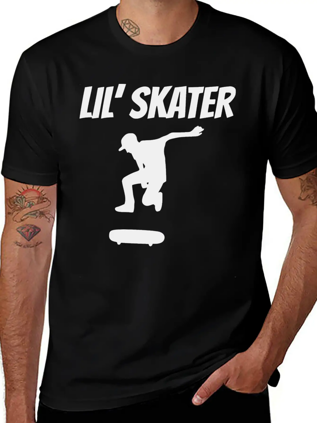 Lil Skater Breathable Soft Cotton T-Shirt – Timeless Casual Look