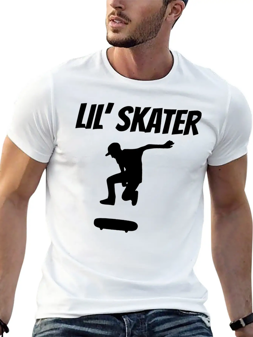 Lil Skater Breathable Soft Cotton T-Shirt – Timeless Casual Look