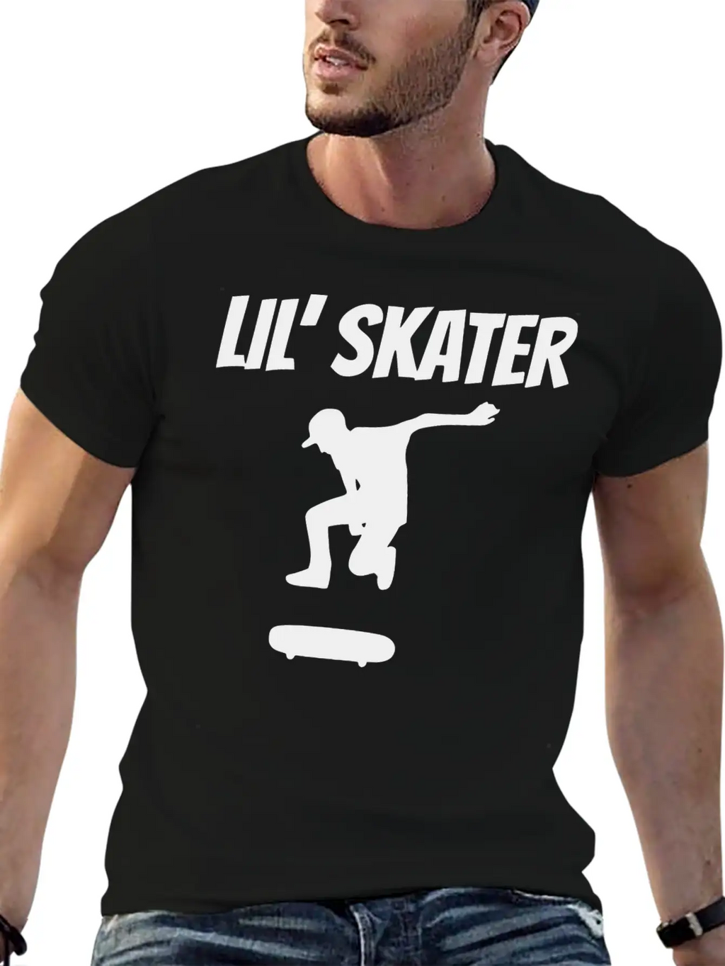 Lil Skater Breathable Soft Cotton T-Shirt – Timeless Casual Look