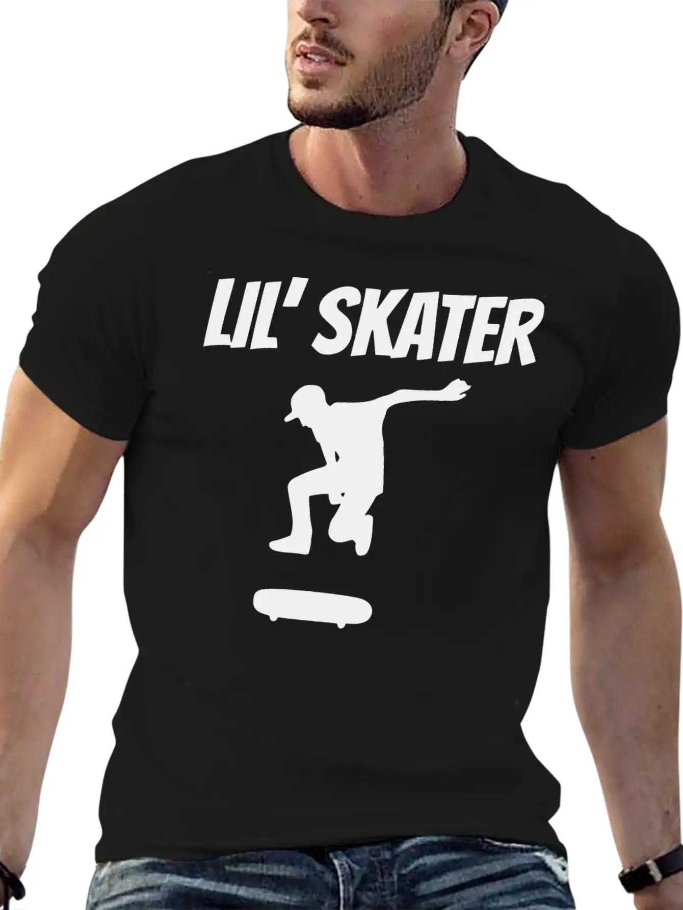 Lil Skater Breathable Soft Cotton T-Shirt – Timeless Casual Look