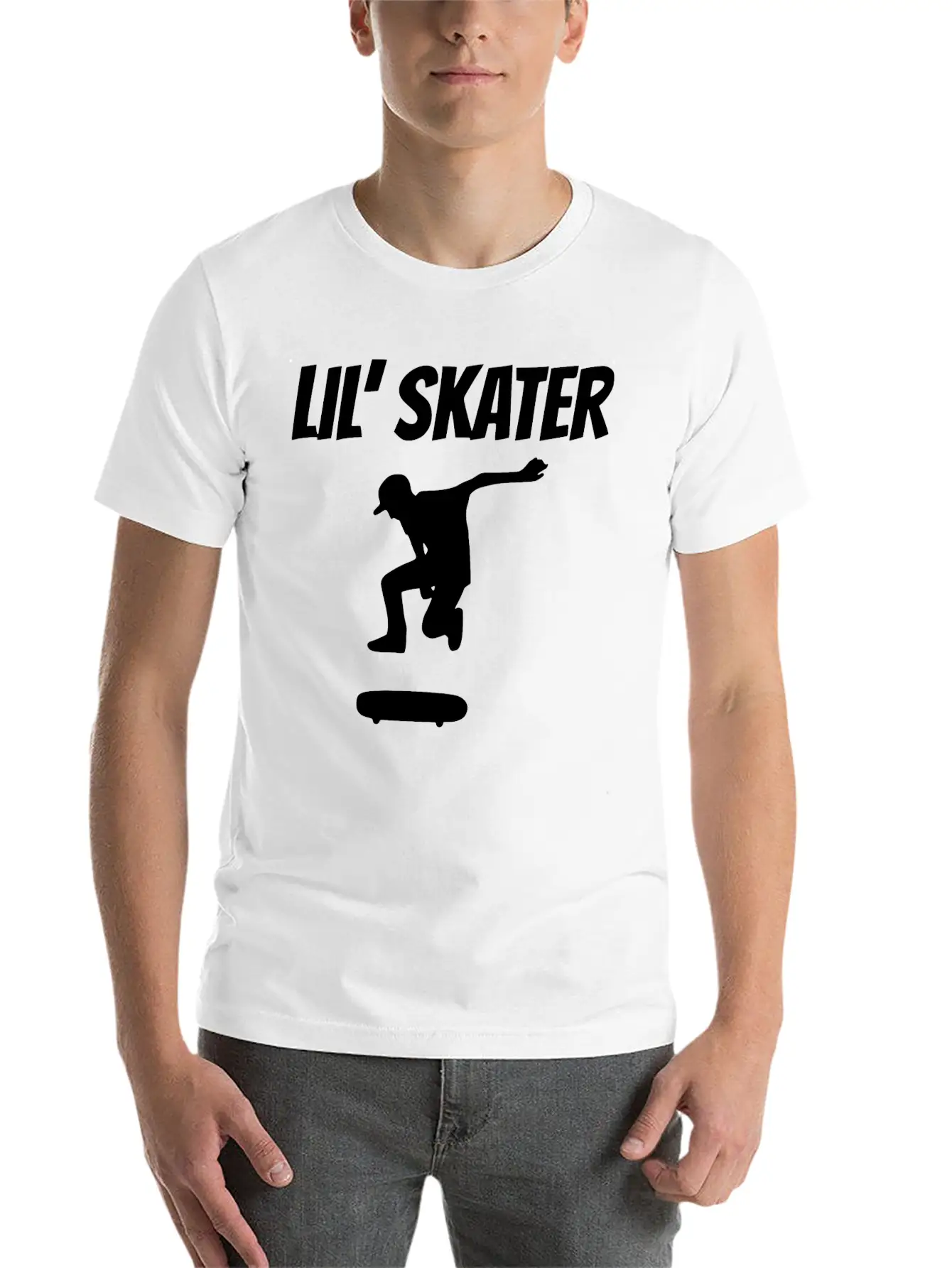 Lil Skater Breathable Soft Cotton T-Shirt – Timeless Casual Look