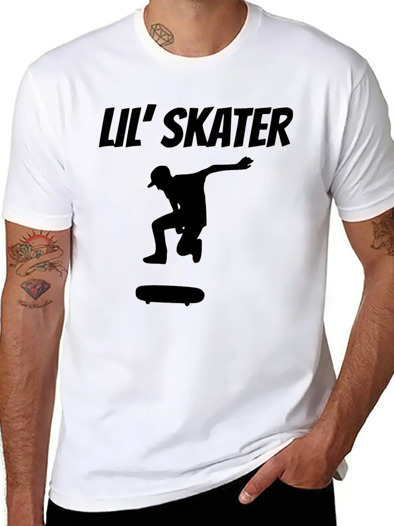 Lil Skater Breathable Soft Cotton T-Shirt – Timeless Casual Look
