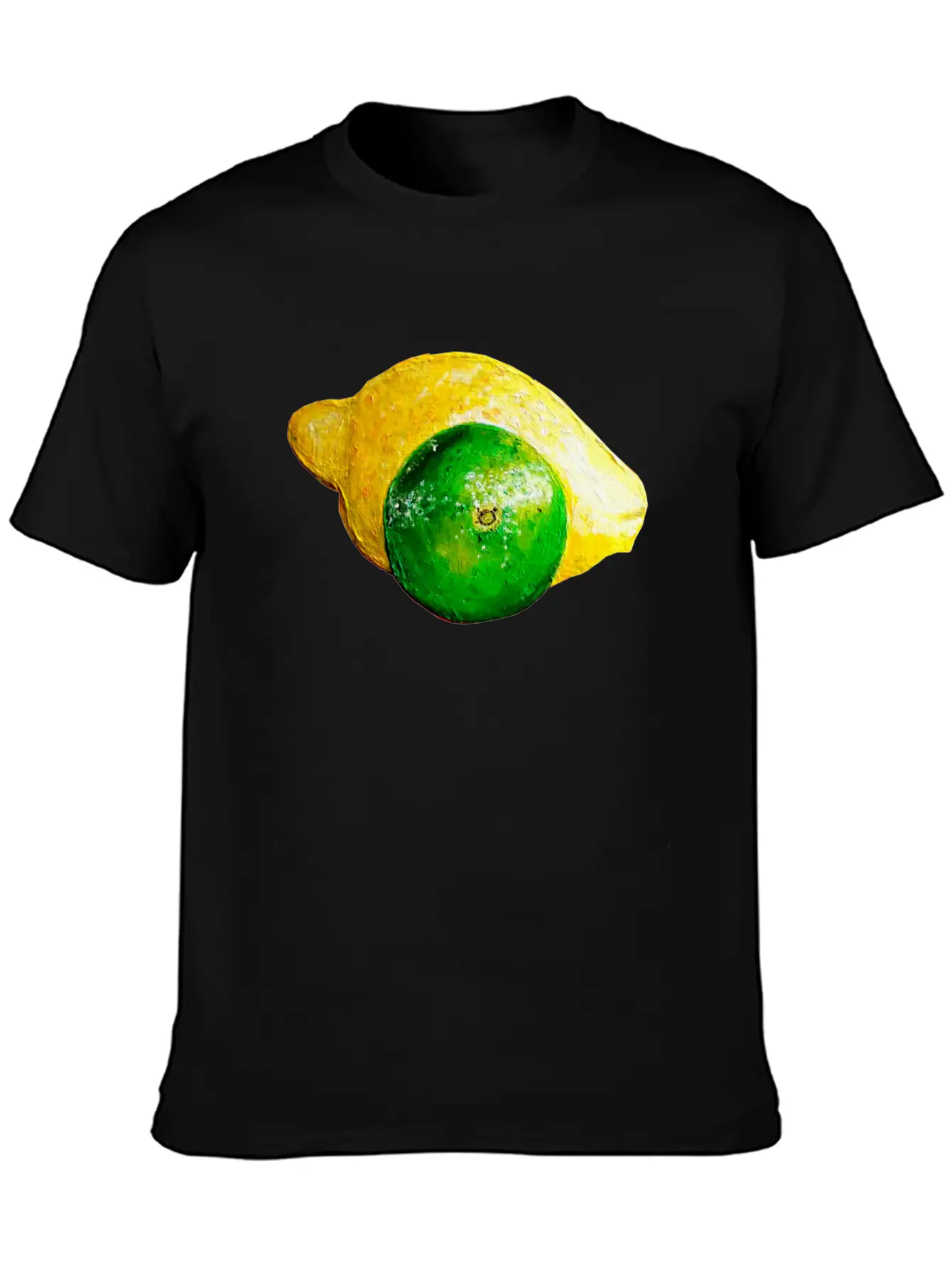 Lime Lemon Unisex Casual T-Shirt – Clean Design For Daily Comfort