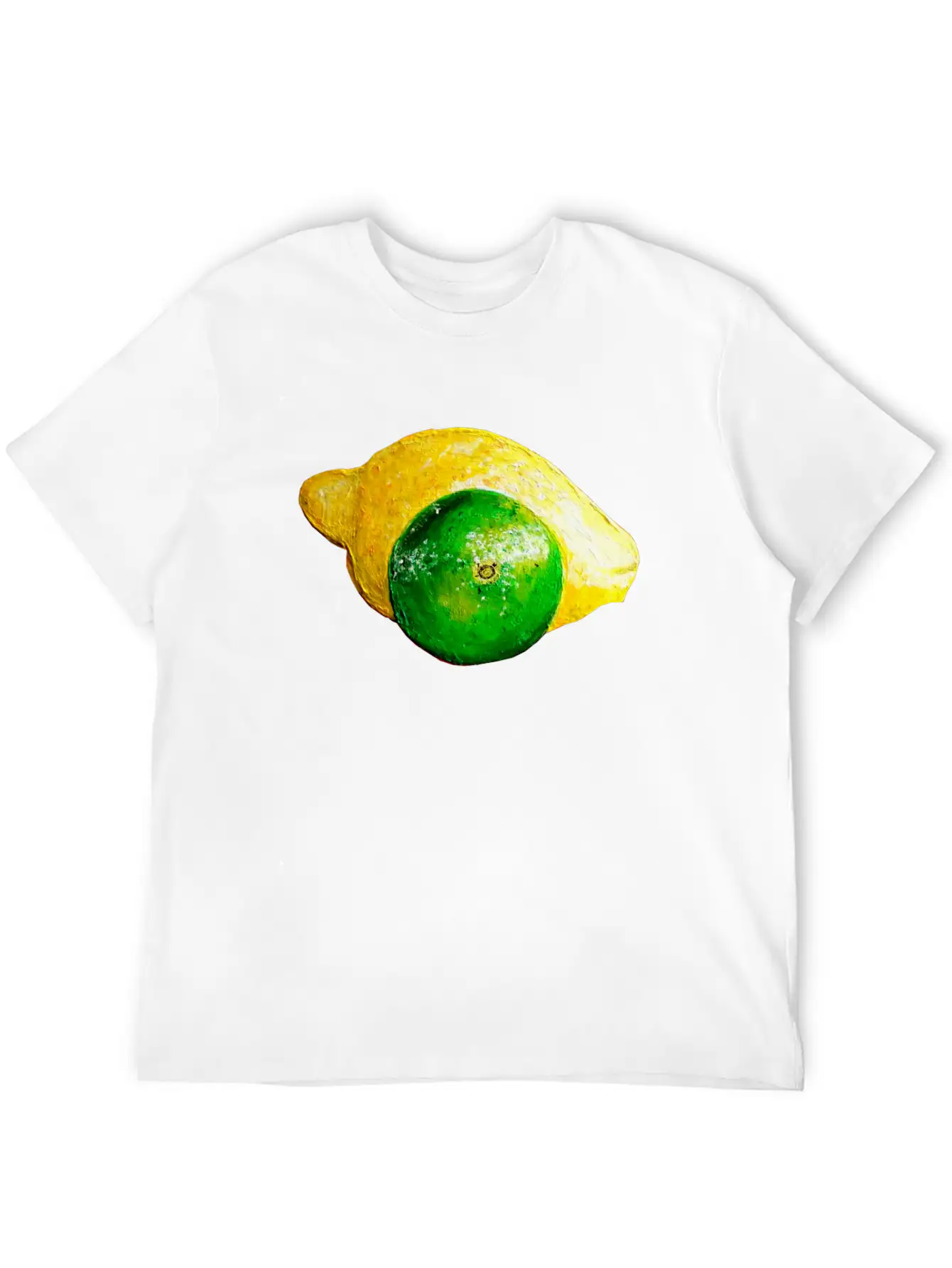 Lime Lemon Unisex Casual T-Shirt – Clean Design For Daily Comfort