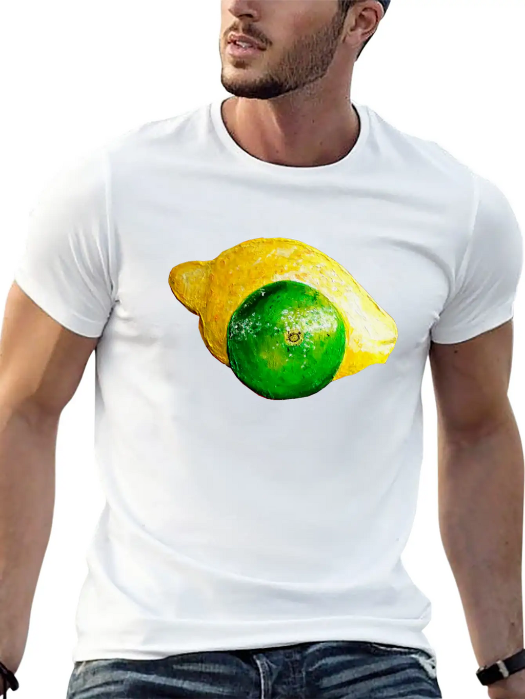 Lime Lemon Unisex Casual T-Shirt – Clean Design For Daily Comfort