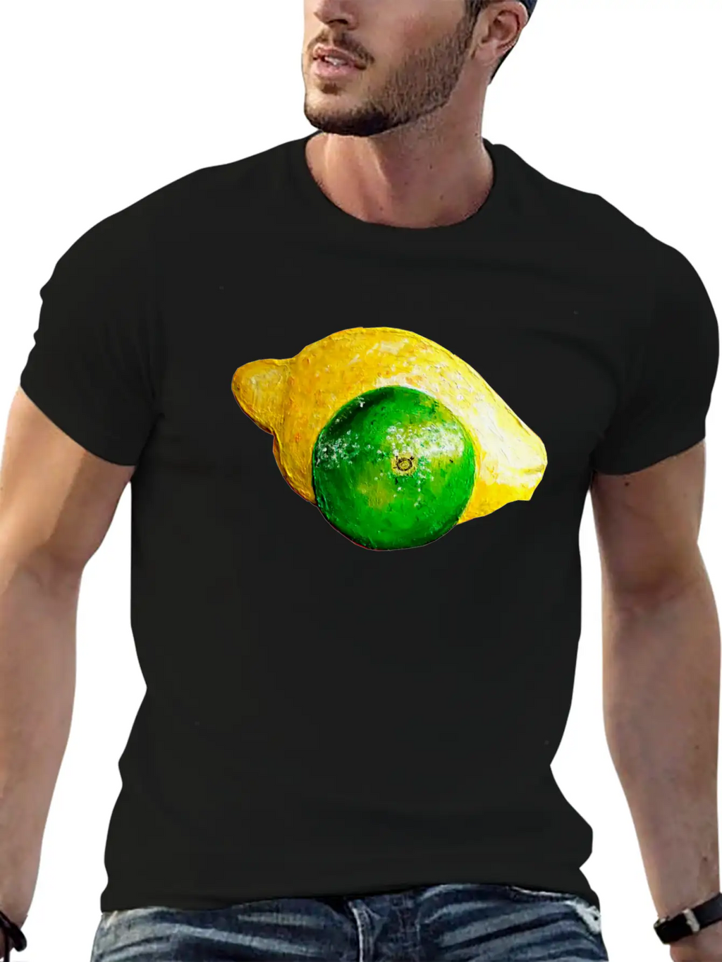Lime Lemon Unisex Casual T-Shirt – Clean Design For Daily Comfort