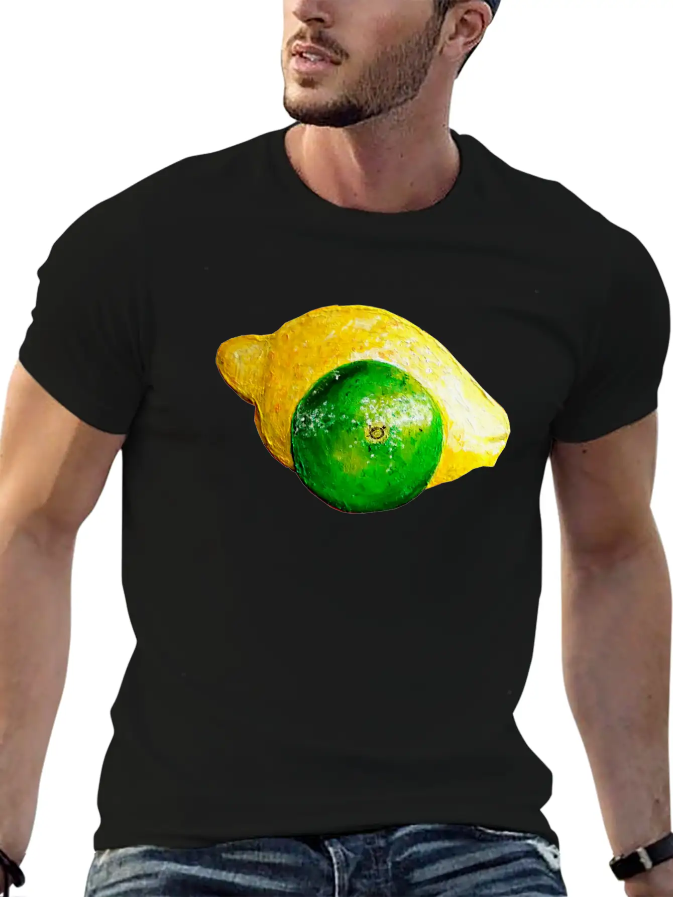 Lime Lemon Unisex Casual T-Shirt – Clean Design For Daily Comfort