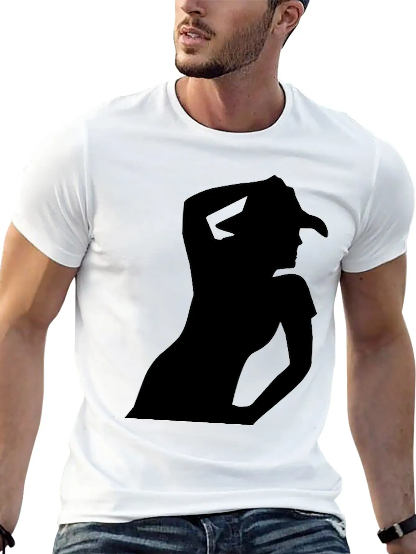 Line Dance Casual Graphic T-Shirt – Simple And Comfortable Daily Wear