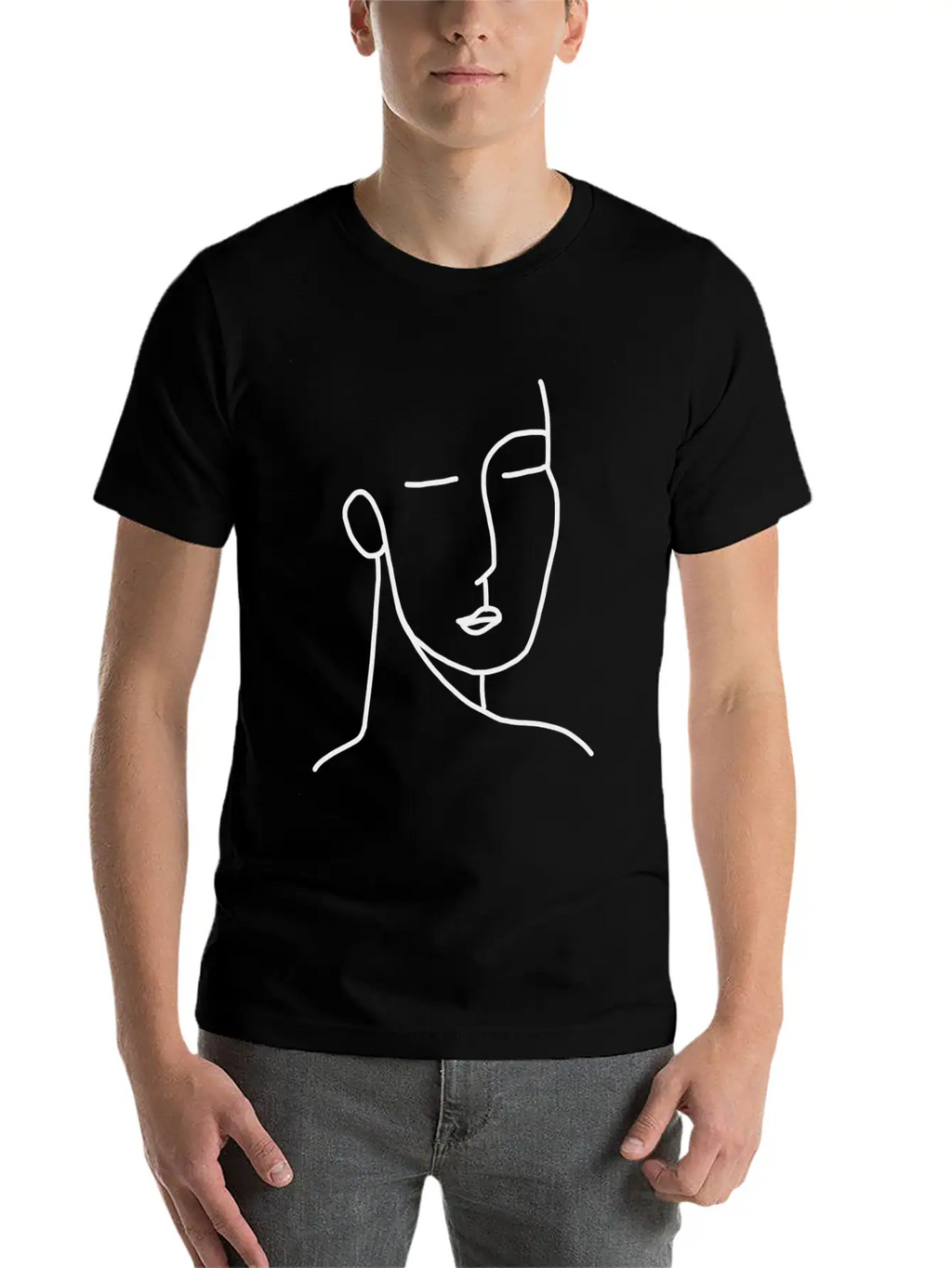 Lineart Stylish Everyday T-Shirt – Unisex Basic Cotton Tee