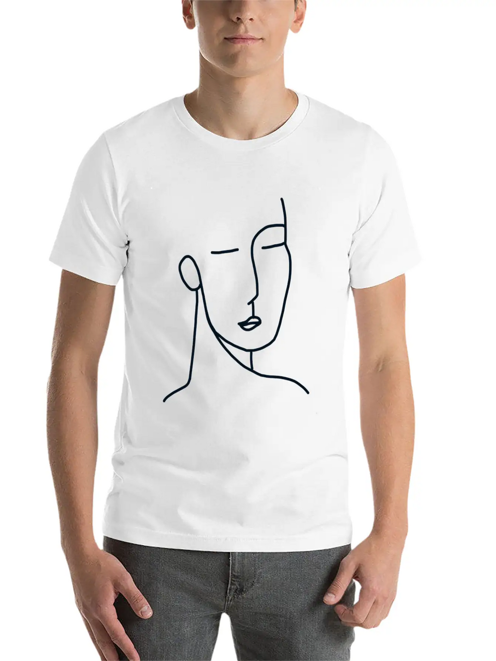 Lineart Stylish Everyday T-Shirt – Unisex Basic Cotton Tee