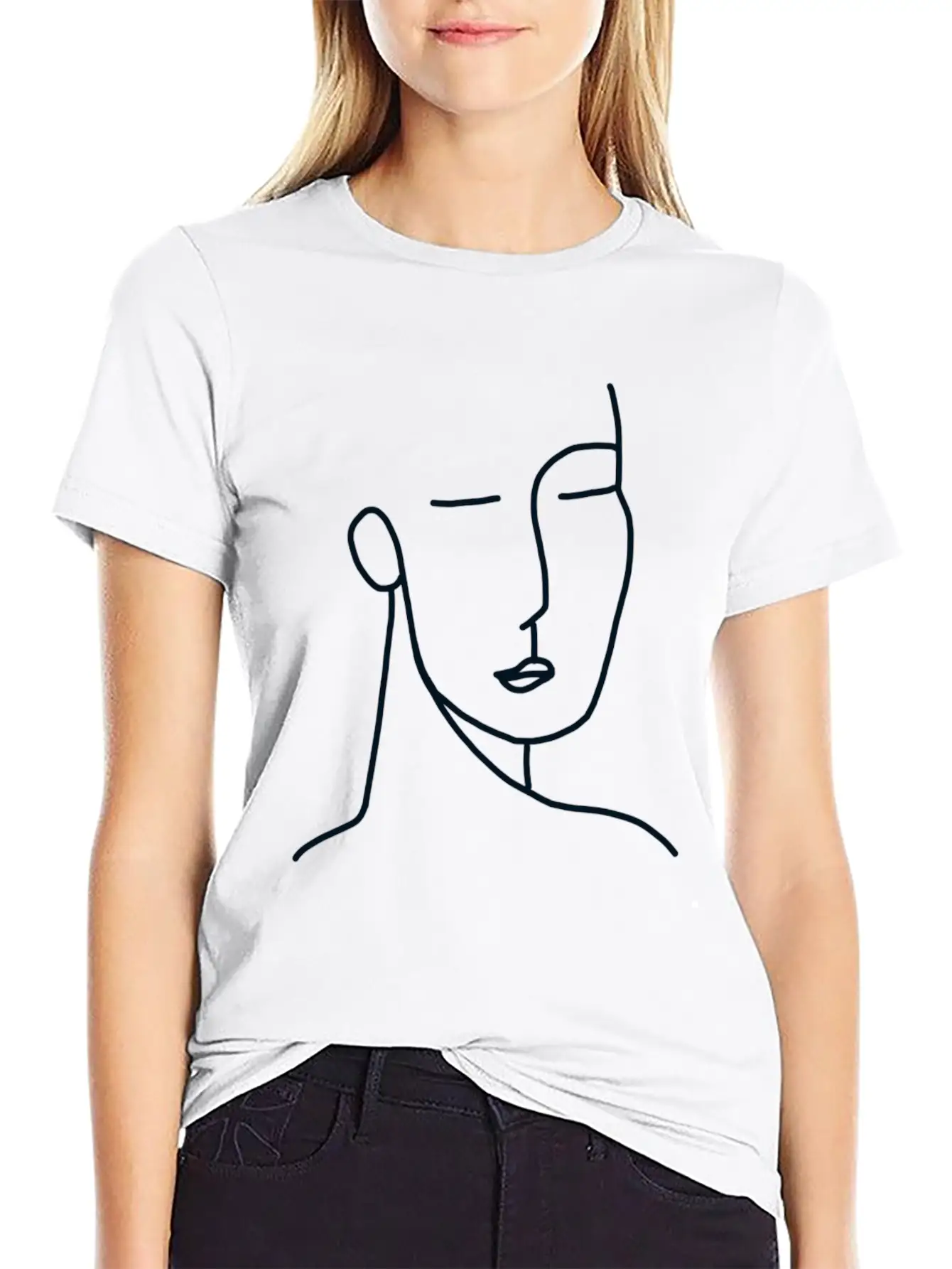 Lineart Stylish Everyday T-Shirt – Unisex Basic Cotton Tee