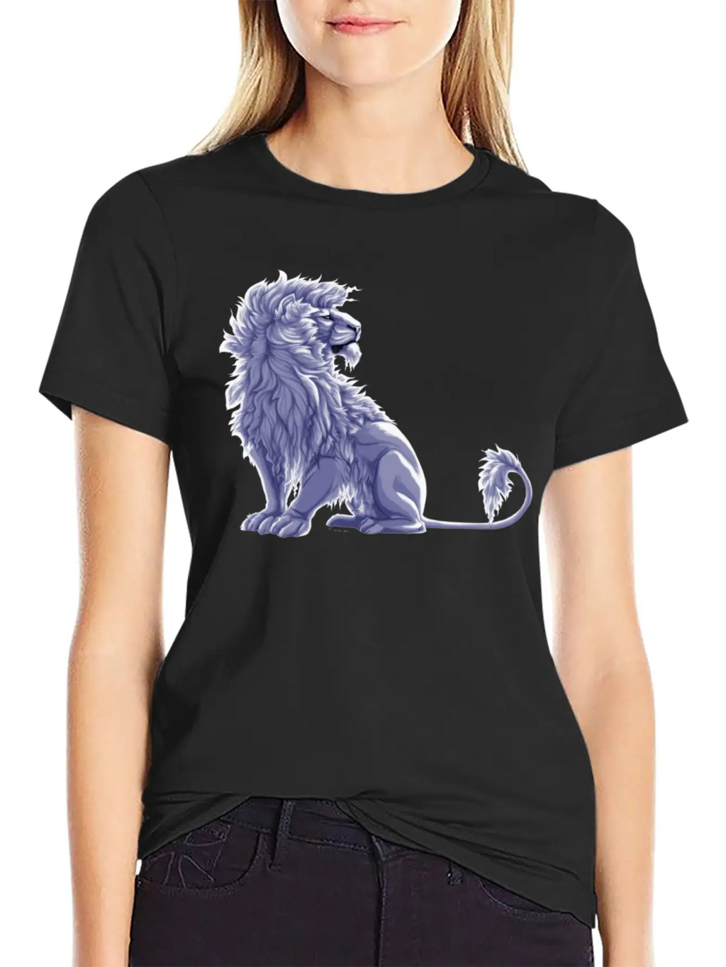 Lion Breathable Graphic T-Shirt – Perfect For Casual Days