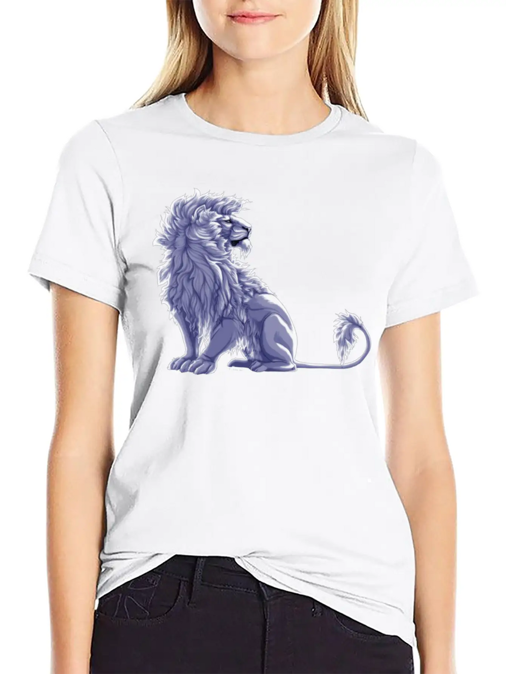 Lion Breathable Graphic T-Shirt – Perfect For Casual Days