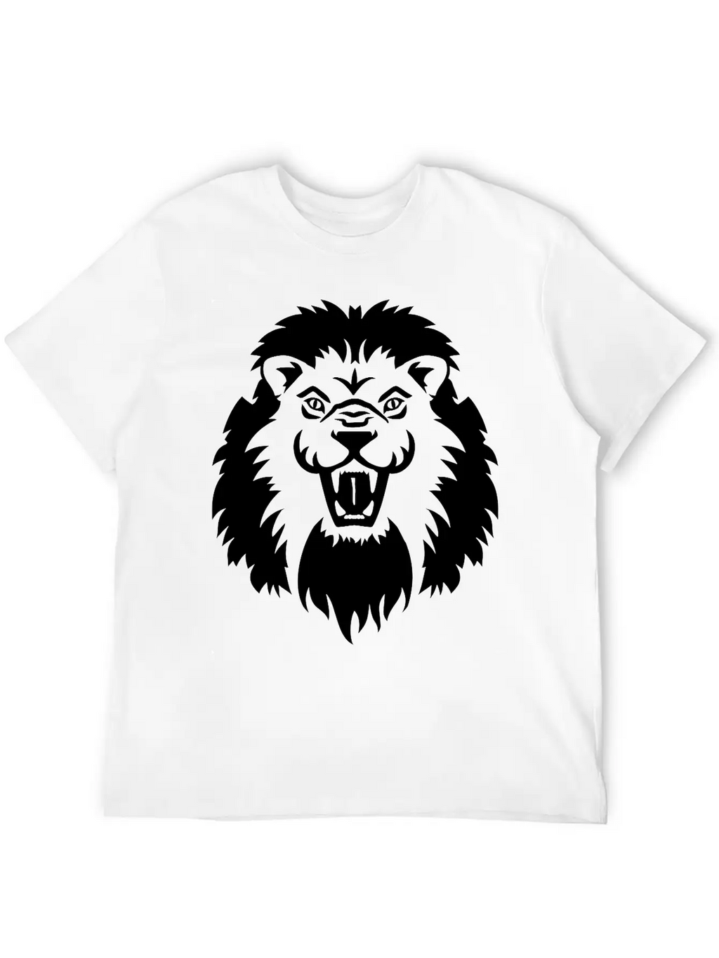 Lion Breathable Soft Cotton T-Shirt – Timeless Casual Look