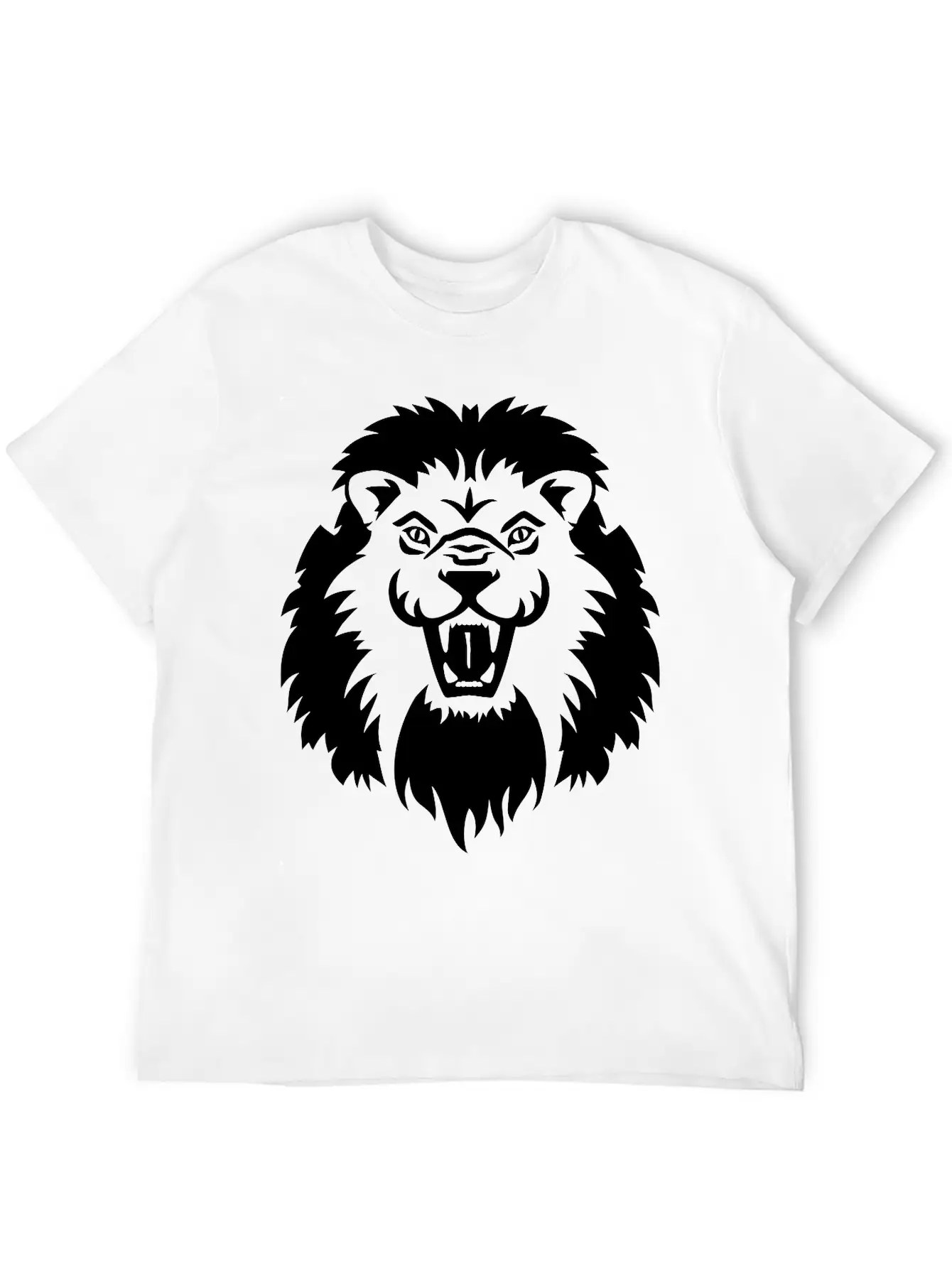 Lion Breathable Soft Cotton T-Shirt – Timeless Casual Look