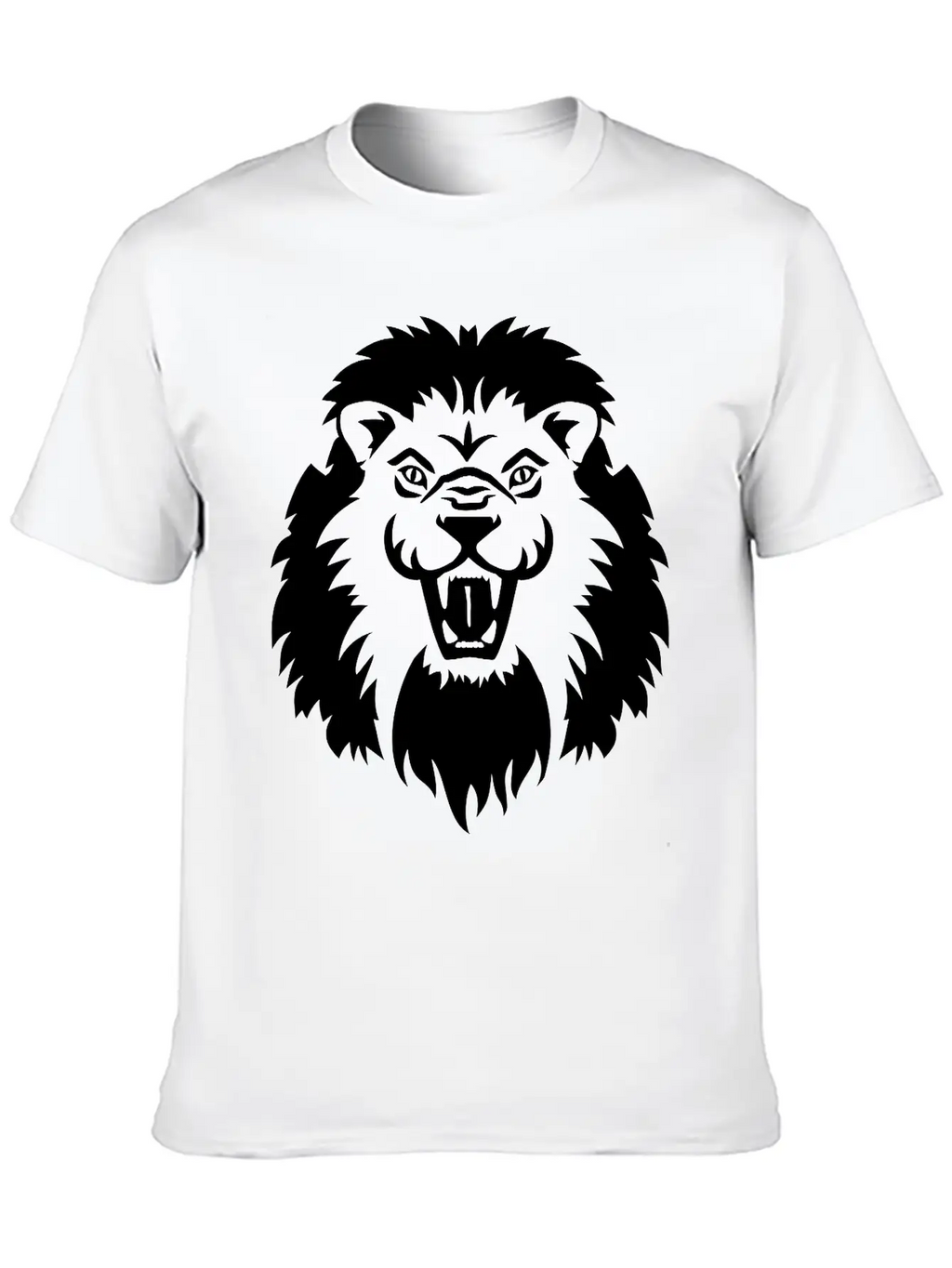 Lion Breathable Soft Cotton T-Shirt – Timeless Casual Look