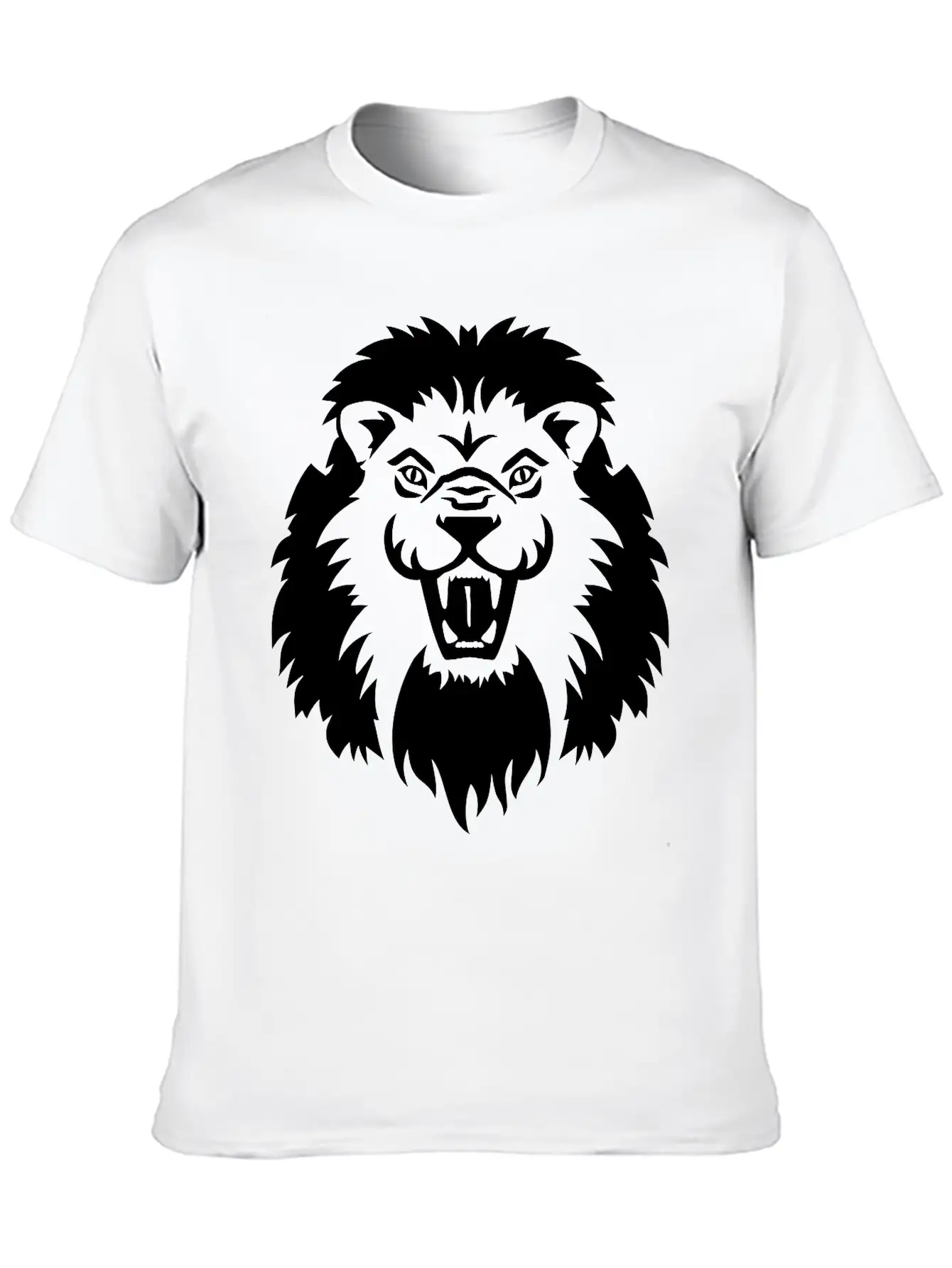 Lion Breathable Soft Cotton T-Shirt – Timeless Casual Look